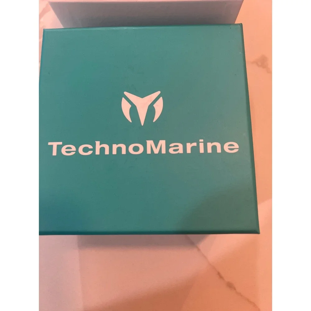TechnoMarine Manta Ray Teal Dial Rose Silver Stainless Steel‎ Watch TM-416052